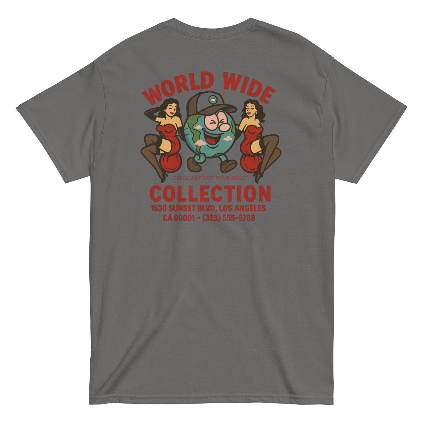 Wrldwide "1-800" Vintage (Charcoal)
